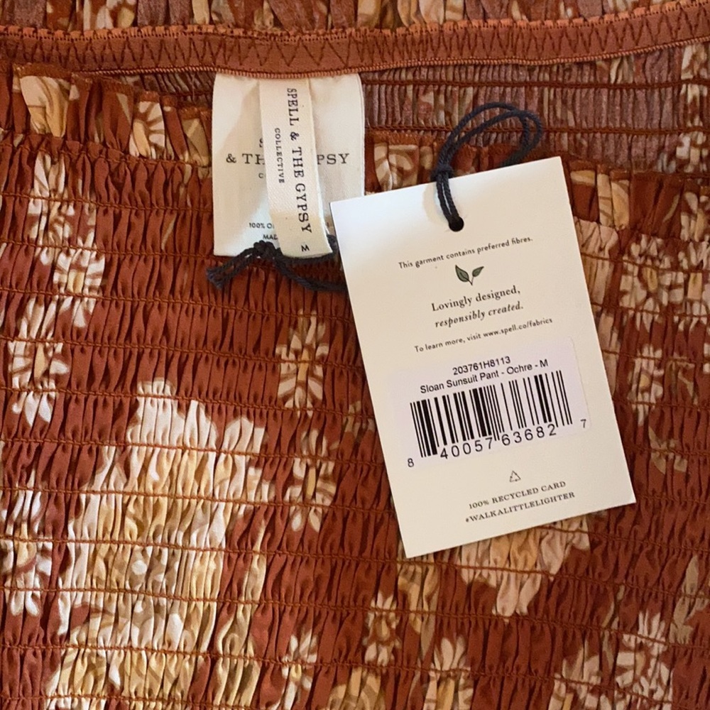 Spell Sloan Sunsuit Pant in Ochre - Picture 10 of 10